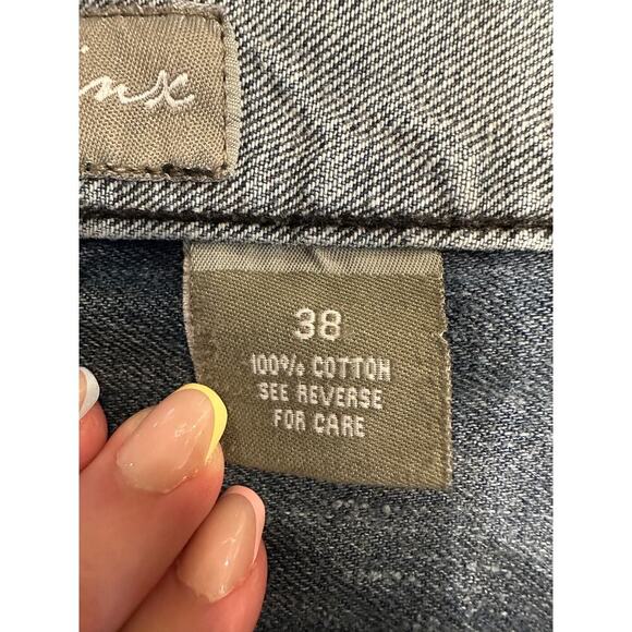 Distressed Y2K Royal Linx Straight Leg Jeans Quilted Black Pockets Men's Size 38 - Picture 7 of 8